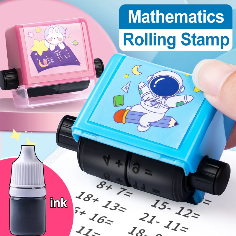 Mathematics Practice Number Rolling Stamp Addition And Subtraction Primary School Students Practice Questions Within 100 Math