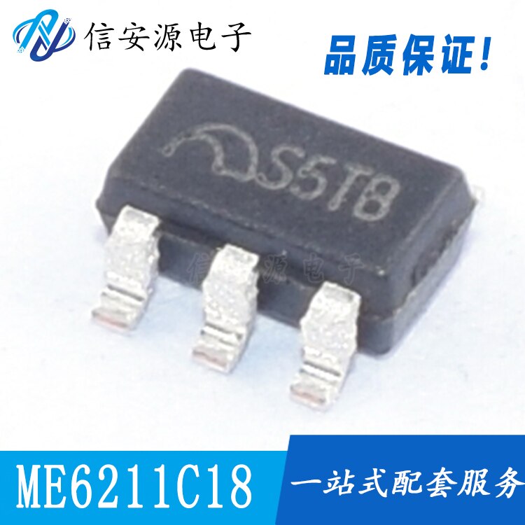 50pcs 100% orginal new ME6211C18M5G ME6211C18M SOT-23-5 Low Voltage Dropout Linear Regulator IC