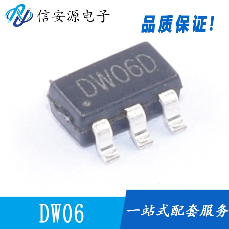 30pcs 100% orginal new DW06D DW06 SOT23-6 2-in-1 lithium battery protection IC chip