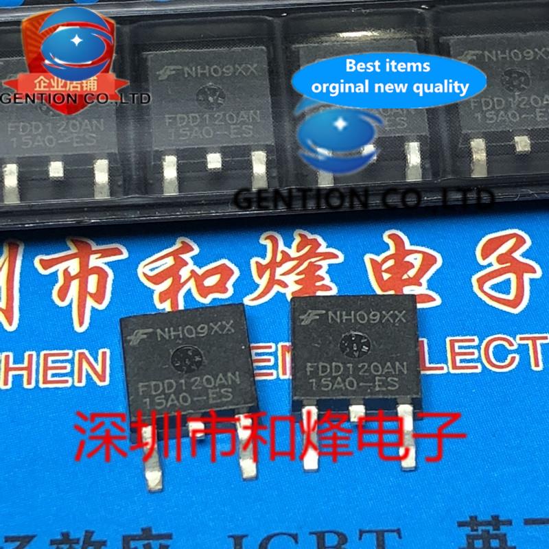 10PCS FDD120AN15AO-ES TO-252 150V 14A in stock 100% new and original