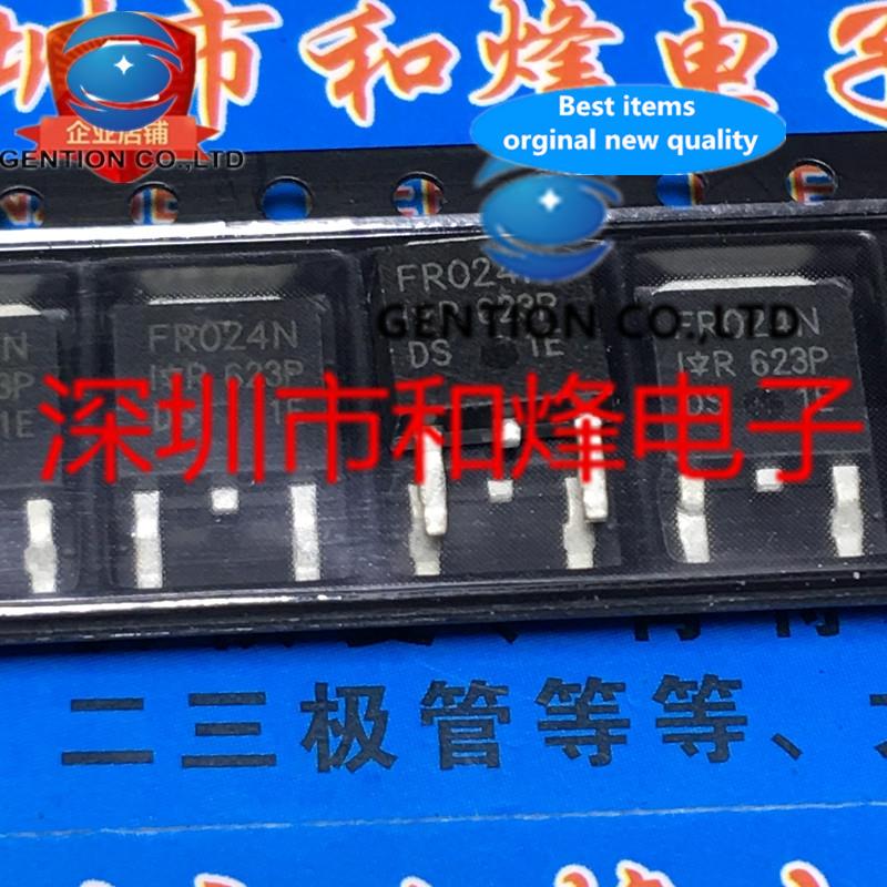 10PCS IRFR024N FR024N TO-252 55V 17A in sotck 100% new and original