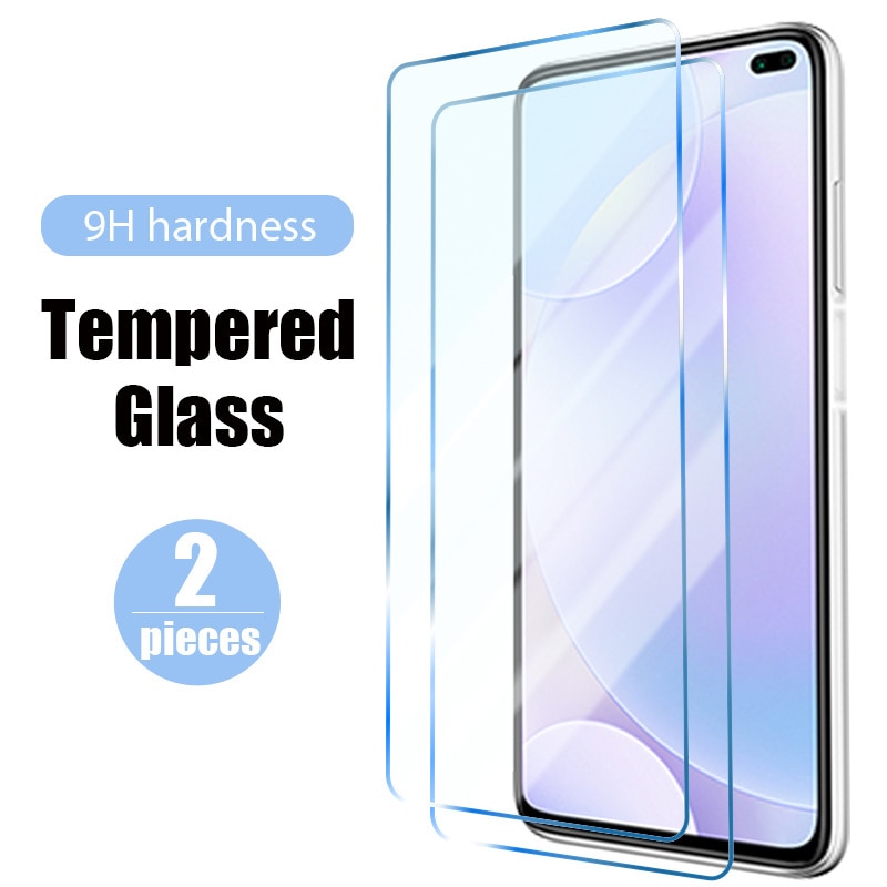 2PCS Protective Glass for Redmi Note 10 8 7 6 5 Pro Tempered Glass for Redmi Note 10S 5 8T 5A Prime 4X