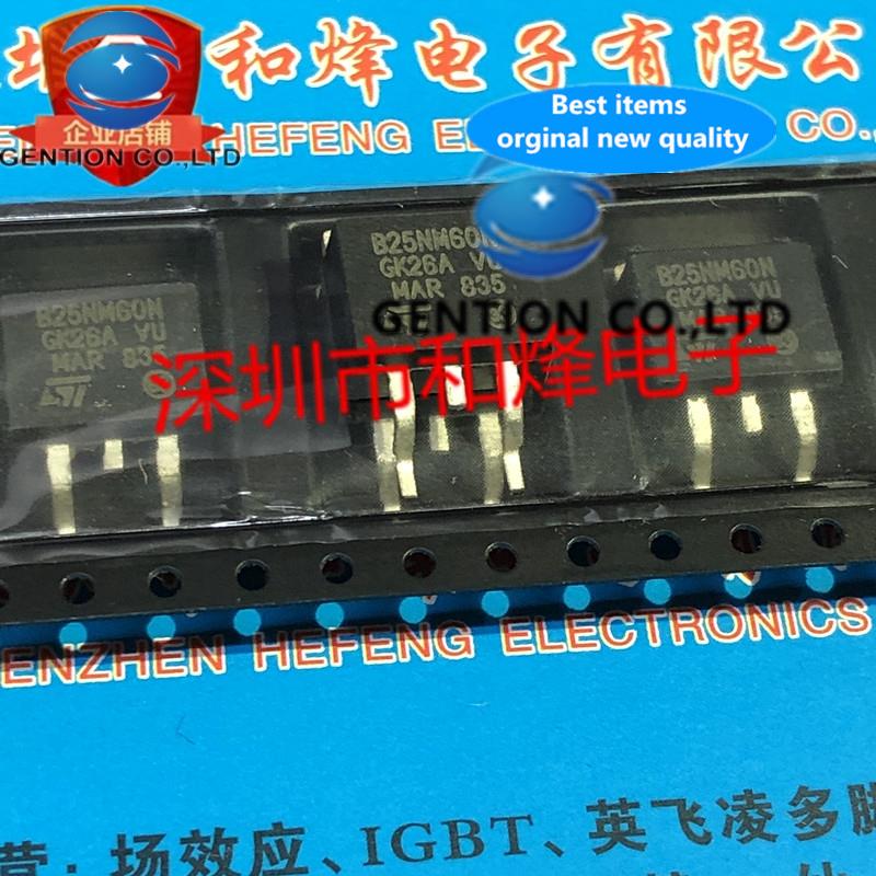 10PCS B25NM60N STB25NM60N TO-263 600V 21A in stock 100% new and original