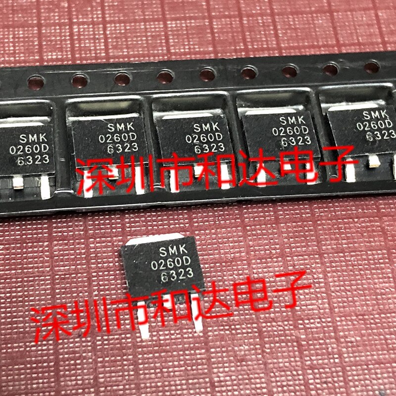 20pcs orginal new SMK0260D MOS field effect tube patch TO-252 600V 2A