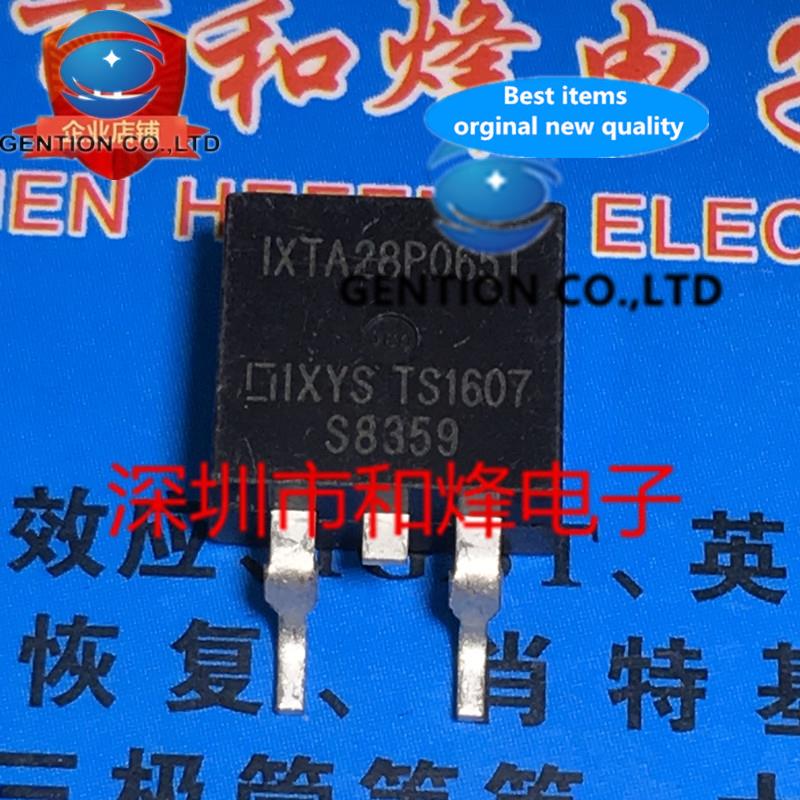 10PCS IXTA28P065T TO-263 -65V -28A in stock 100% new and original