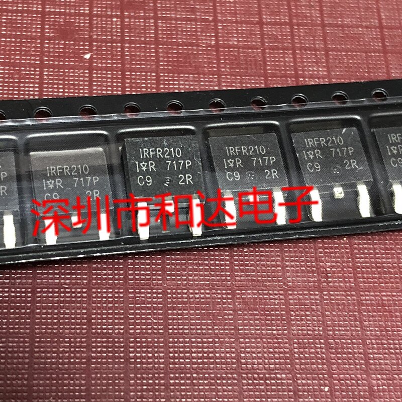 20pcs orginal new IRFR210 MOS field effect tube patch TO-252 200V 2.6A