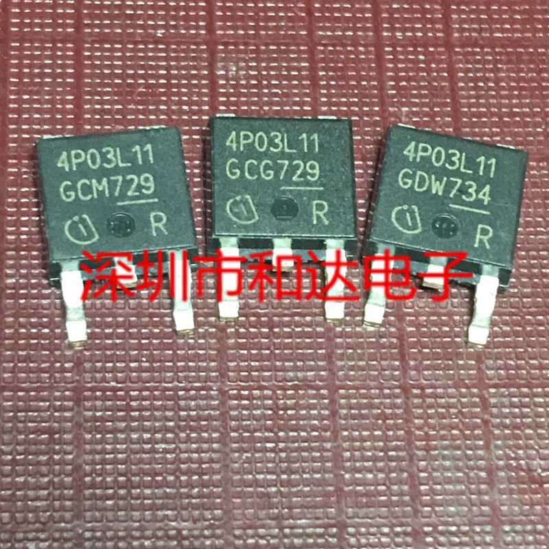 20pcs orginal new 4P03L11 IPD50P03P4L-11 TO-252 -30V-50A