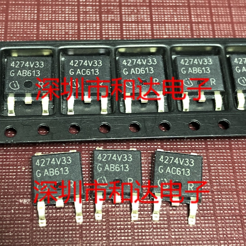 10pcs orginal new 4274V33 TLE4274DV33 MOS FET TO-252