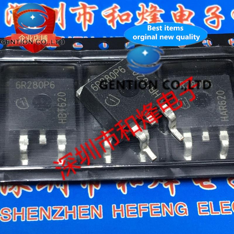 10PCS 6R280P6 IPB60R280P6 TO-263 650V 39A in stock 100% new and original