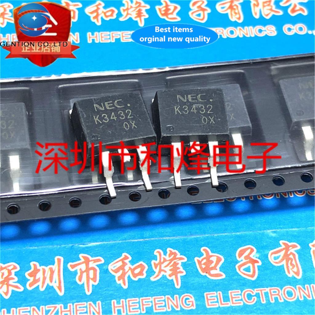 10PCS 2SK3432 K3432 TO-263 FET N channel 40V 83A in stock 100% new and original