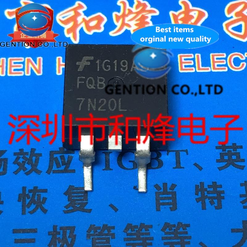 10PCS FQB7N20L TO-263 6.5A 200V in stock 100% new and original