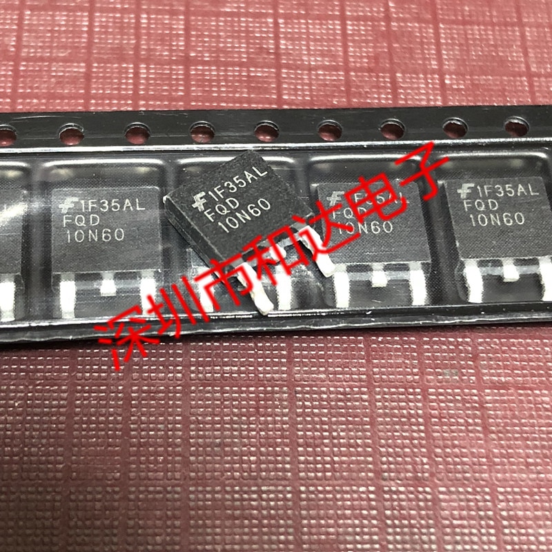 10pcs orginal new FQD10N60 TO-252 600V 10A
