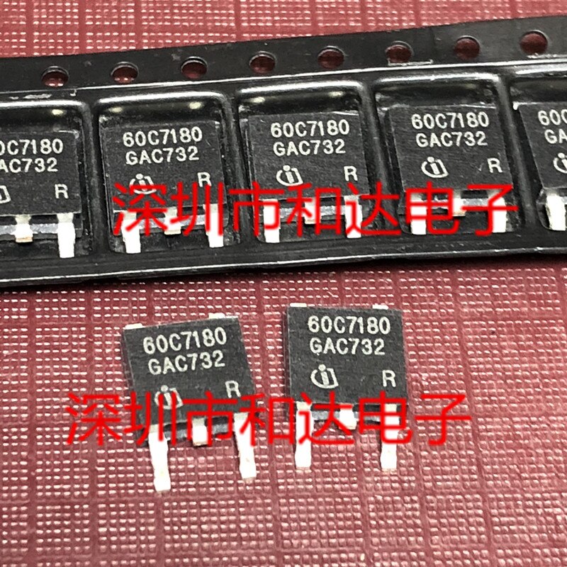 10pcs orginal new 60C7180 IPD60R180C7 TO-252