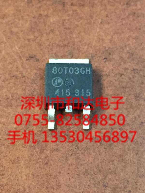 20pcs orginal new AP80T03GH 80T03GH MOS field effect tube patch TO-252