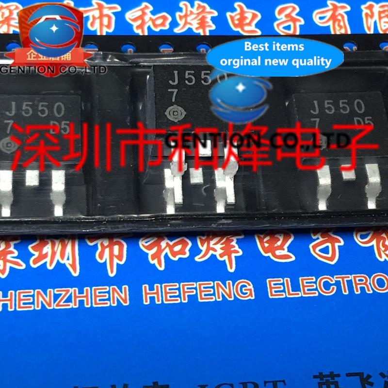 10PCS 2SJ550 J550 TO-263 -60V -15A in stock 100% new and original