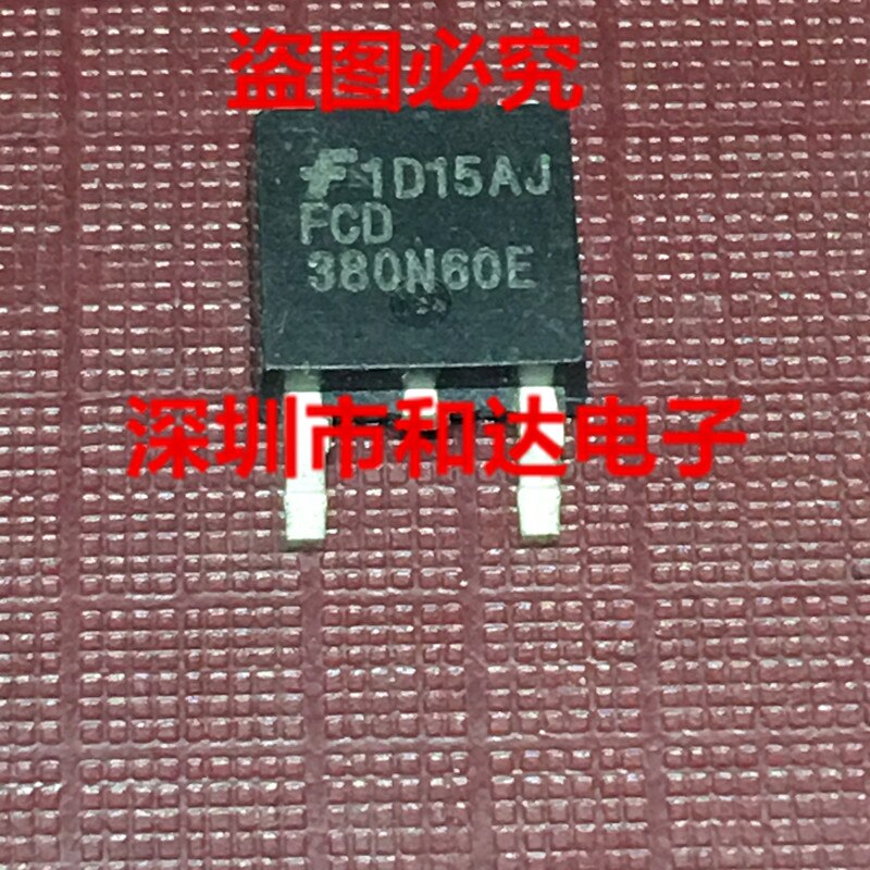 10pcs orginal new FCD380N60E TO-252 600V 10.2A