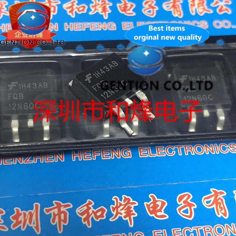 10PCS FQB12N60C TO-263 600V 12A in stock 100% new and original