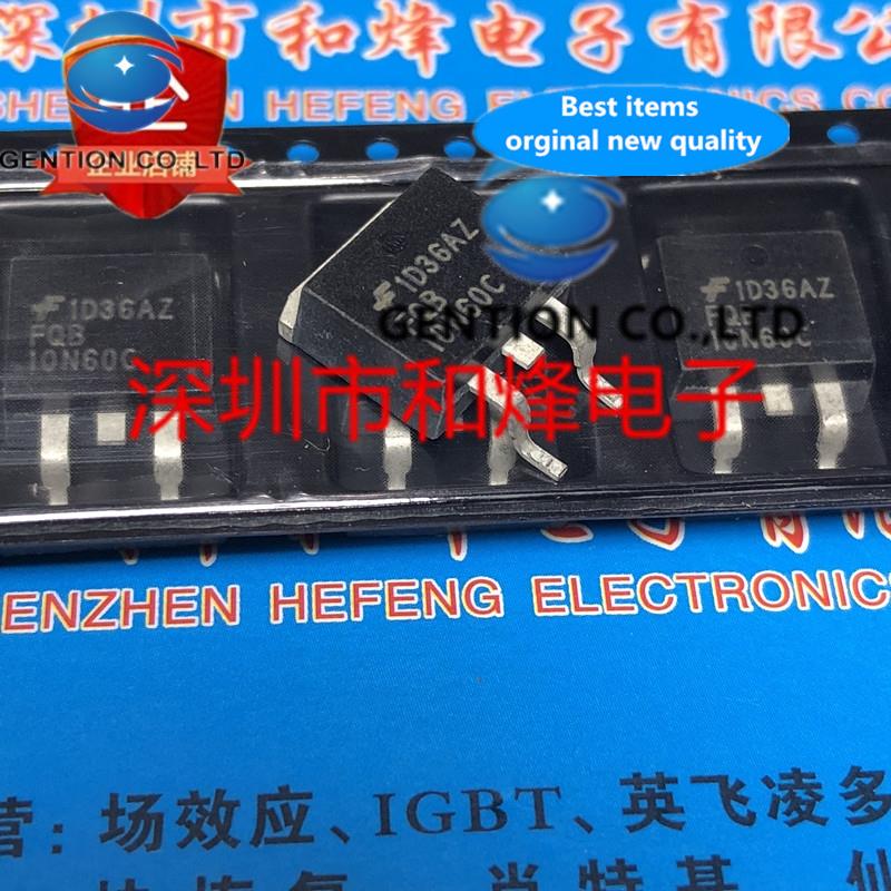 10PCS FQB10N60C TO-263 10A 600V in stock 100% new and original