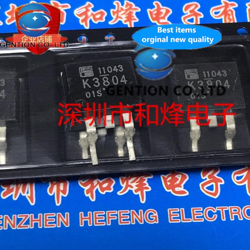 10PCS 2SK3804 K3804 TO-263 75V 75A in stock 100% new and original