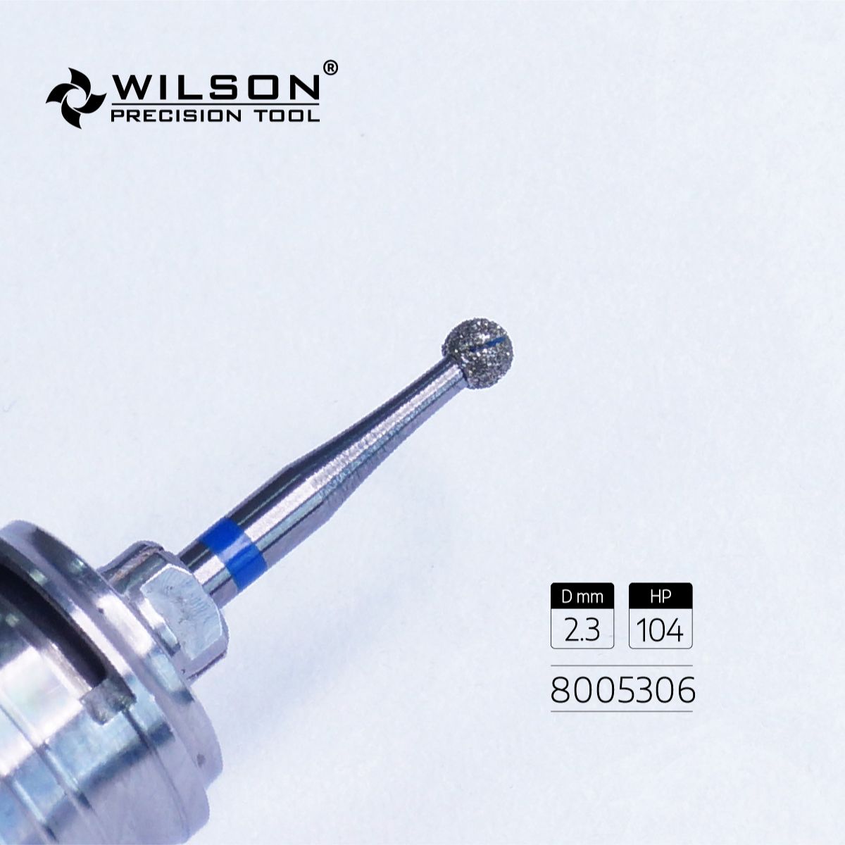 8005306 2.3mm Ball Shape With Cooling Groove Multi-Functional High Wearing Feature Well Sun Dental Diamond Bits Dental Bur