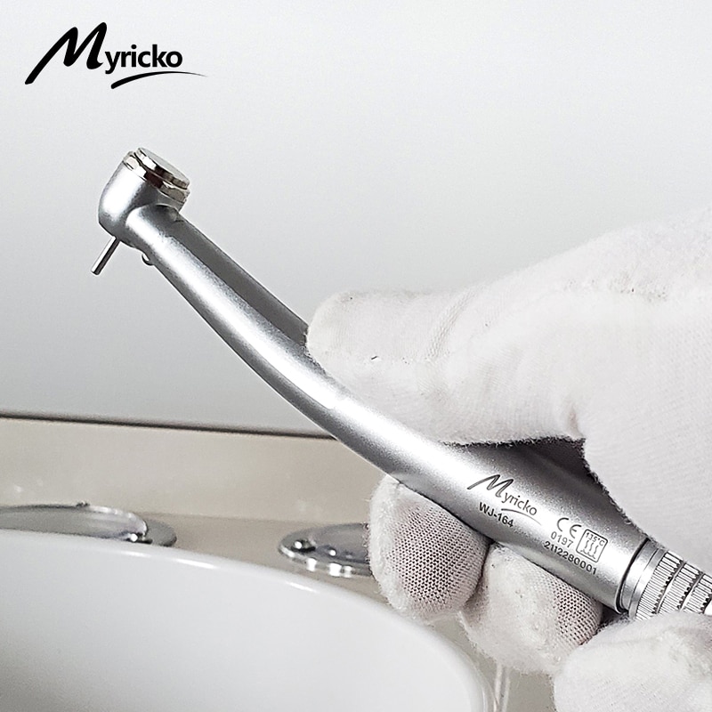 Dental LED High Speed Handpiece 2/4 Hole Standard Head Air Turbine E-Generator Ceramic Bearing Triple Water Spray Dentist Tips