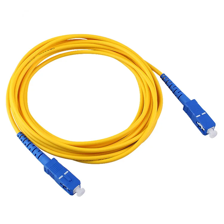 SC UPC fiber optic patch cord, 1m, 2m, 3M, 5m, 10m, 15M, SC UPC, 2.0mm, 3.0mm, FTTH, 10 pcs/bag