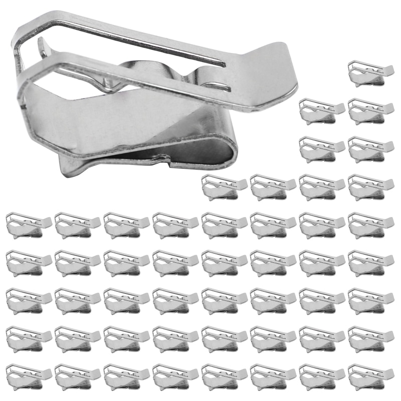 50PCS Metal Trailer Wire Clips for Wire Management Wire Clips Boat Trailer