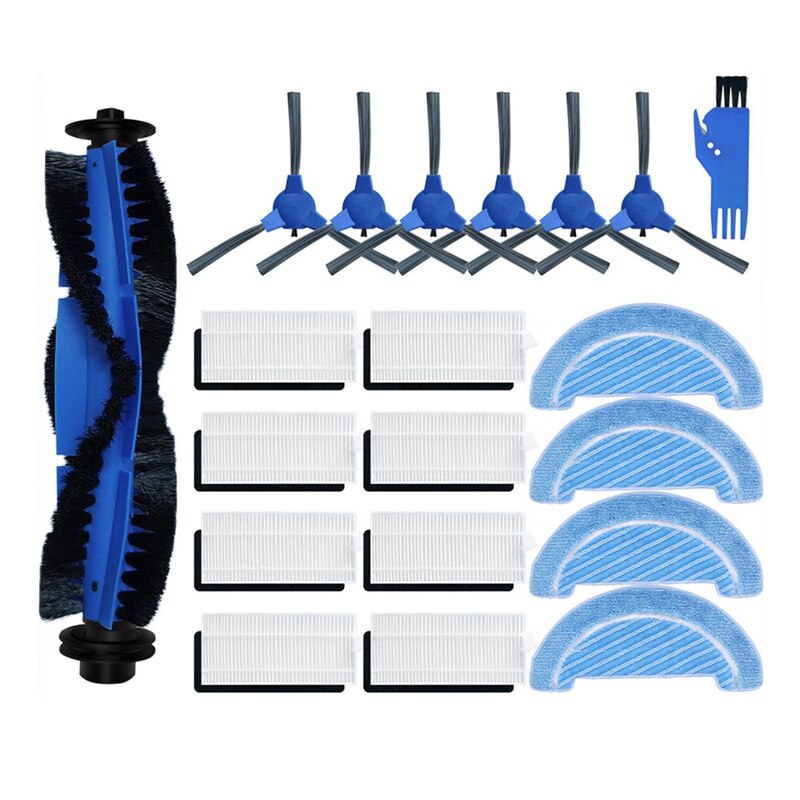 For Cecotec Conga 1090 1790 Titanium Ultra Robot Vacuum Accessories Main Side Brush Hepa Filter Mop Rag
