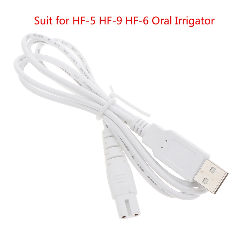 1 Pcs USB Cable Charging Line Suit for HF-5 HF-9 HF-6 Oral Irrigator Teeth Water Flosser Accessory