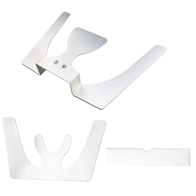 Dental Orthodontic 3D Occlusal Maxillary Casting Jaw Fox Plane Plate Complete Denture Aluminum Alloy 3 Dimensional Jaw Plate