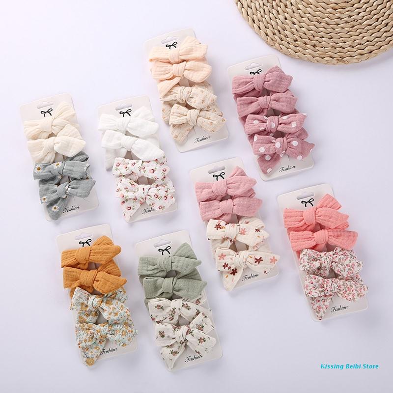 Adorable Baby Hair Clip Floral & Cute Dot Hairpin Infants Toddlers Hairpins Drop Shipping