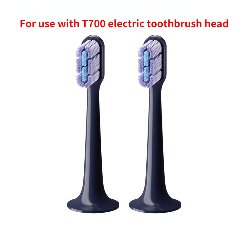 For Use with T700 Toothbrush Head 2pcs Sonic 4mm Ultra-thin Brush Head Electric Toothbrush Mijia Adaptation Clean Oral Hygiene