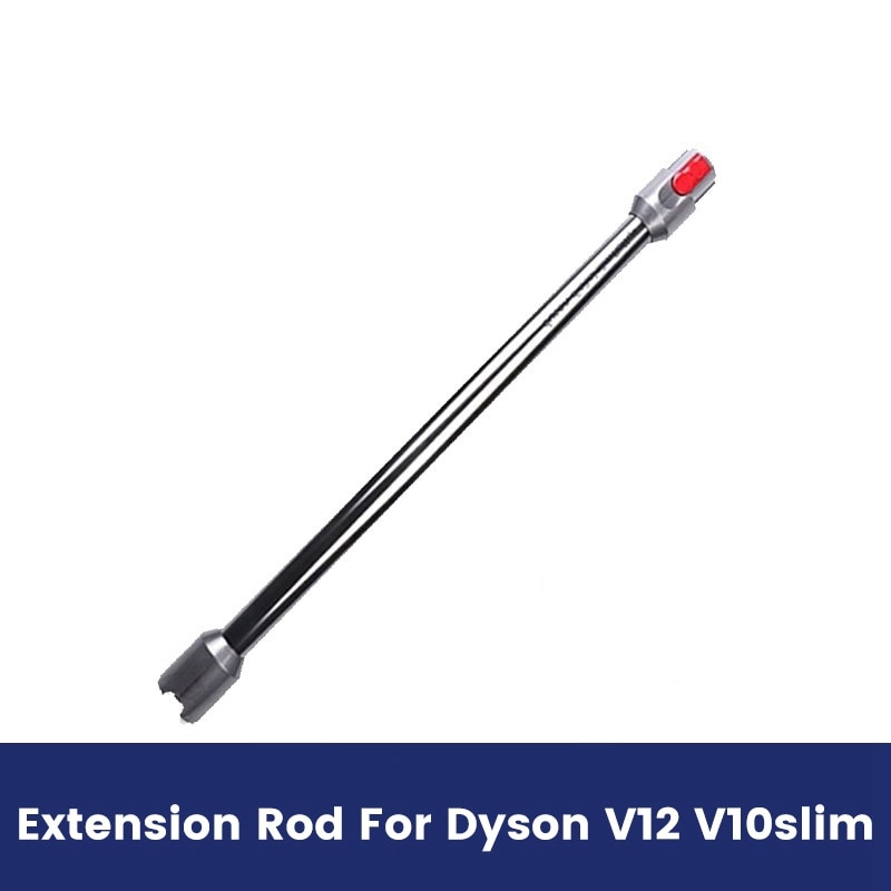 Extension Rod For Dyson V12 V10 Slim Metal Aluminum Straight Pipe Bar Handheld Wand Tube Vacuum Cleaner Spare Parts