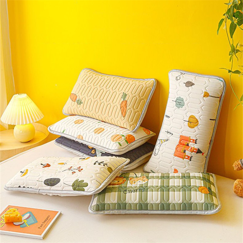 Four Seasons Universal Baby Natural Latex Pillow Children's Sleep Healthy Special Pillow Kindergarten Kids Nap Buckwheat Pi