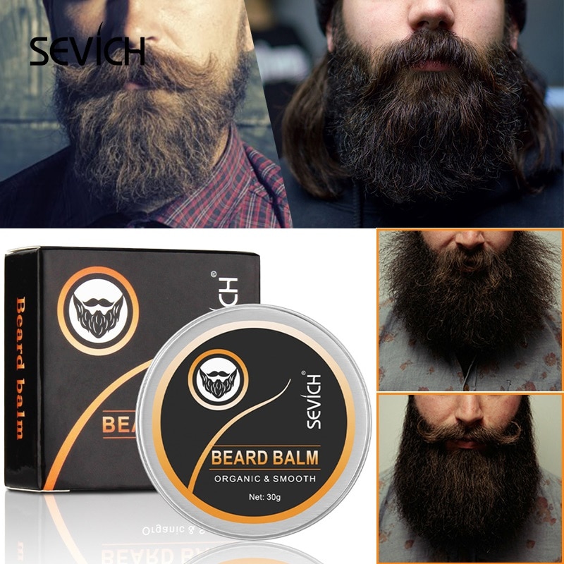 Natural Beard Balm Wax Moisturizing Smoothing Dashing Gentlemen Beard Groomed Charming Beard Styling Professional Care Cream