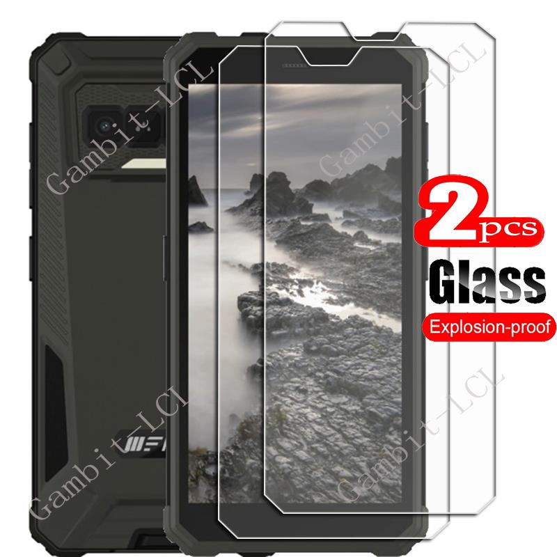 2PCS FOR IIIF150 H2022 Octagon Soldier 5.5" HD Tempered Glass Protective On F150H2022 Screen Protector Film Cover