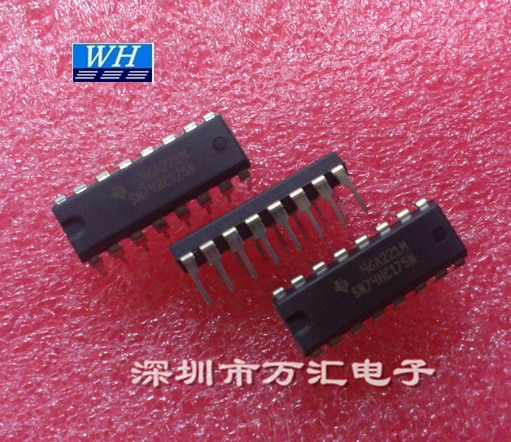10pcs orginal new logic chip SN74HC175N TI DIP16 12 74HC175N