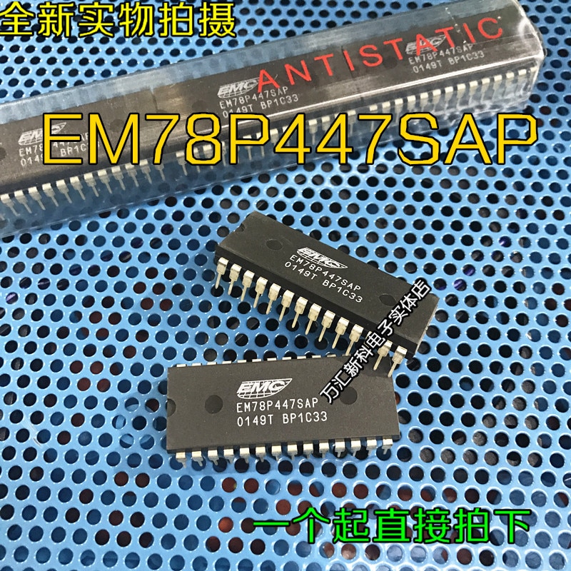 10pcs orginal new EM78P447SAP EM78P447 DIP-28