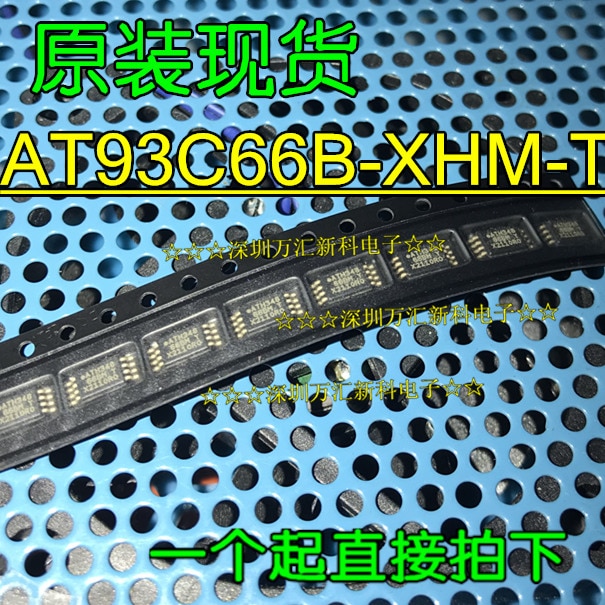 10pcs orginal new AT93C66B-XHM-T 66BM memory TSSOP-8 dense pin