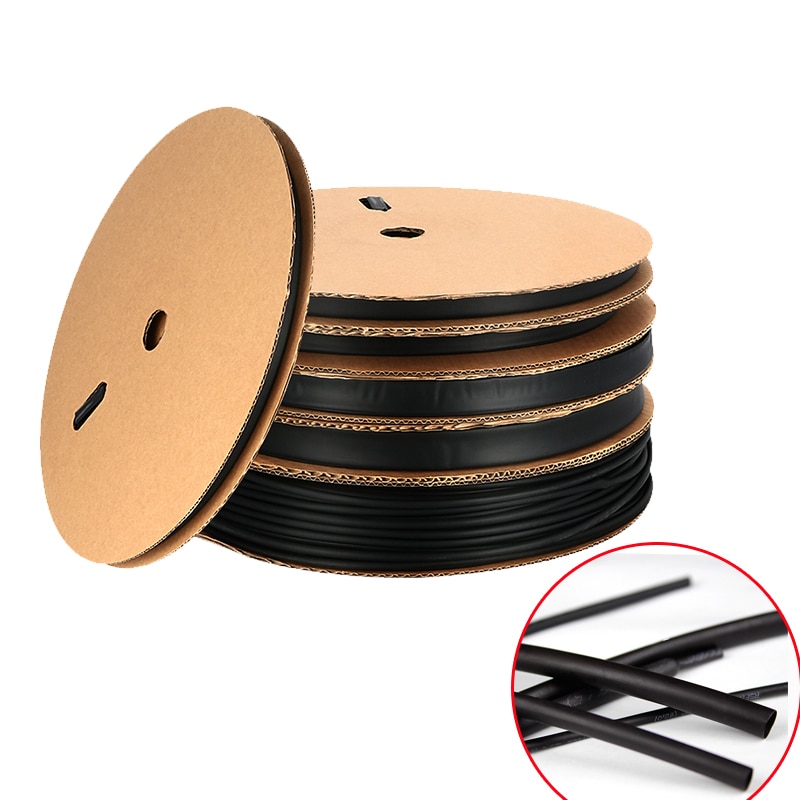 1/5METER Thermoretractile Thermo Sheath Heatshrink Heat Shrink Tubing for wires Tube Sleeving Wrap Heath Shrink Cabo Sleeved