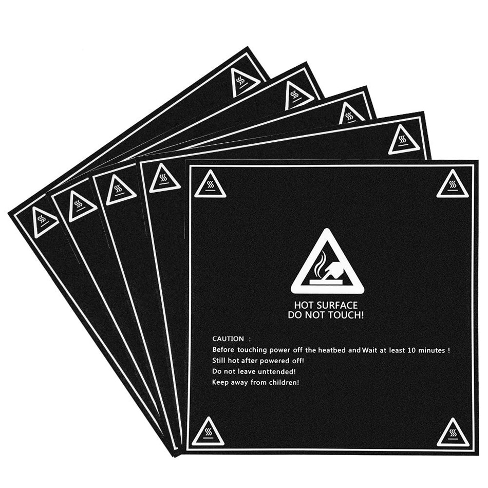 Heated Bed Sticker Printing Build Sheets Plate Tape Platform Sticker 3D Printing Build Surface Sheets for 3D Printer CR-10/10S