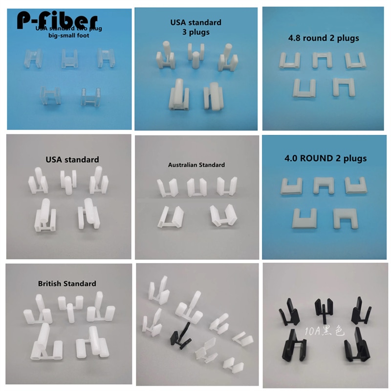 100pcs plug protection cover power plug 3 pin cover two plug cover American European French Australian standard P-fiber
