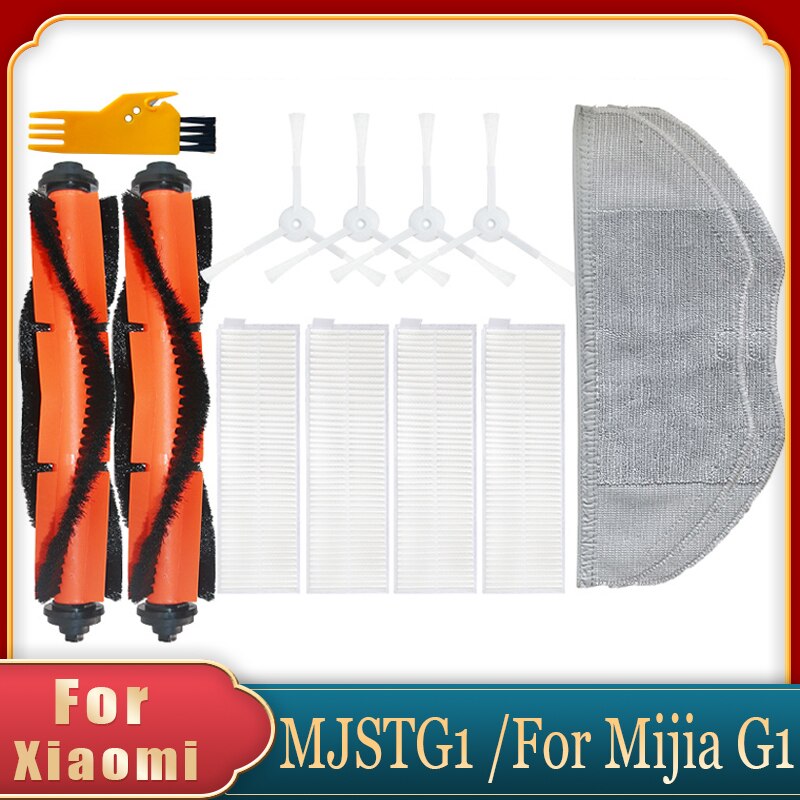 Roller Side Brush Cover Hepa Filter Mop Rag for Xiaomi Mijia G1 MJSTG1 Mi Robot Vacuum Mop Essential Cleaner Spare Parts