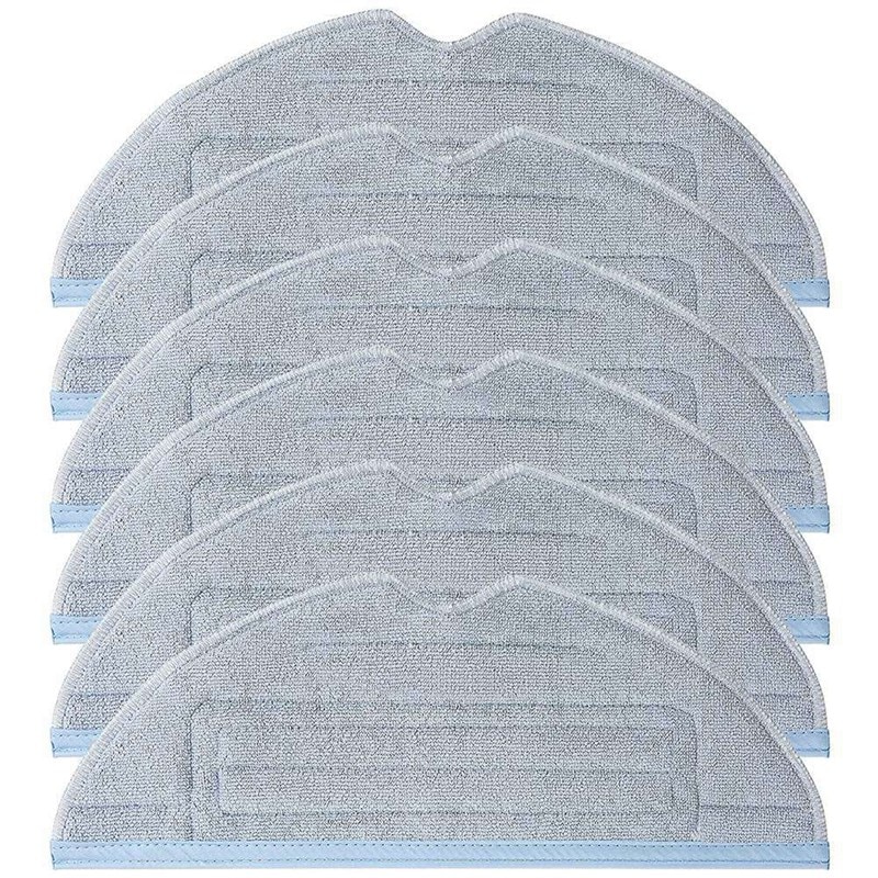 6 Pack Vacuum Replacement Mop Pads For Roborock S7 S7+ T7S Plus Accessories Reusable Wet Microfiber Soft Pad