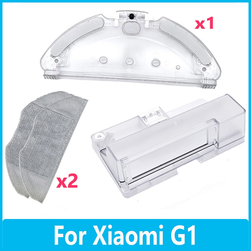 Dust Box Water Tank For Xiaomi Mijia Robot G1 Vacuum Cleaner Parts MJSTG1 Dust Box Water Tank Bracket Trailer Mop Accessories