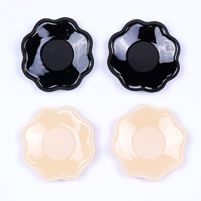 Women's Reusable Breasts Stickers Invisible Breast Lift Tape Bra Pads Invisible Nipple Cover Anti Emptied Chest Paste