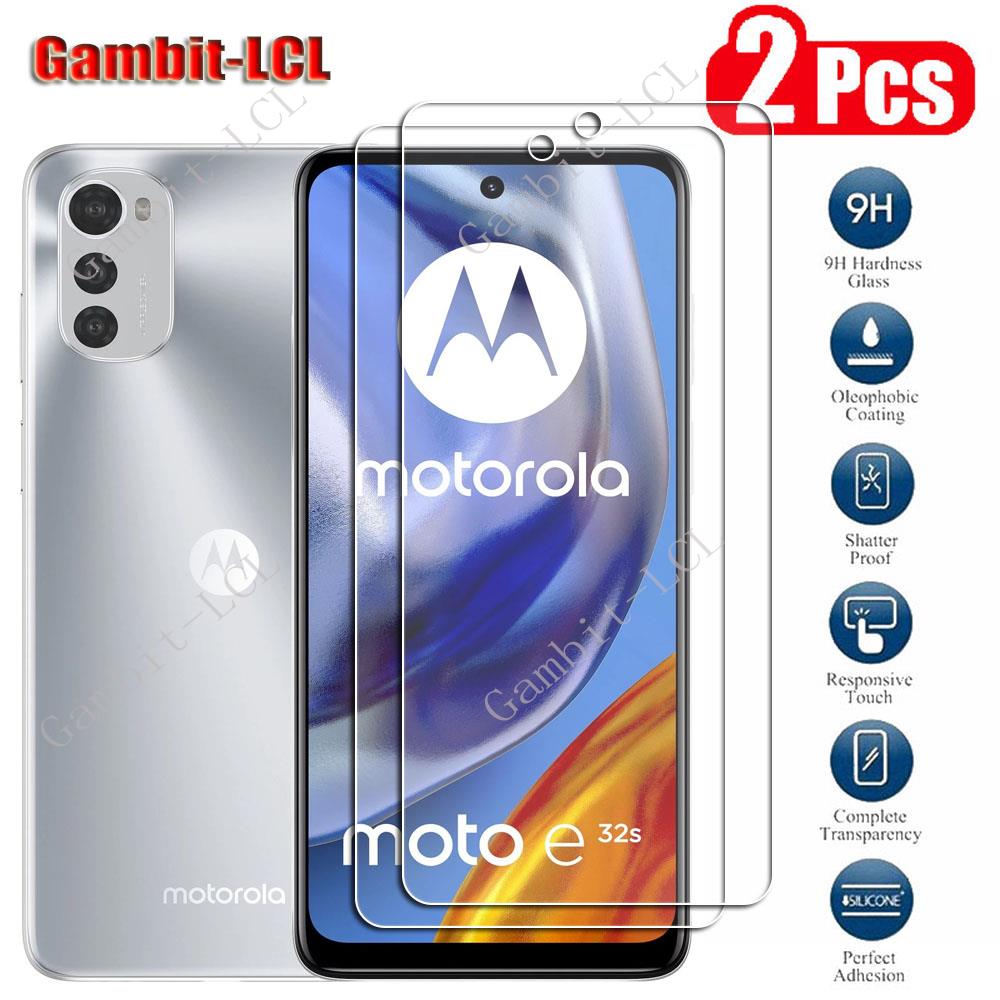 2PCS Original Protection Tempered Glass For Motorola Moto E32 E32s 6.5”MotoE32 E 32 Screen Protective Protector Cover Film