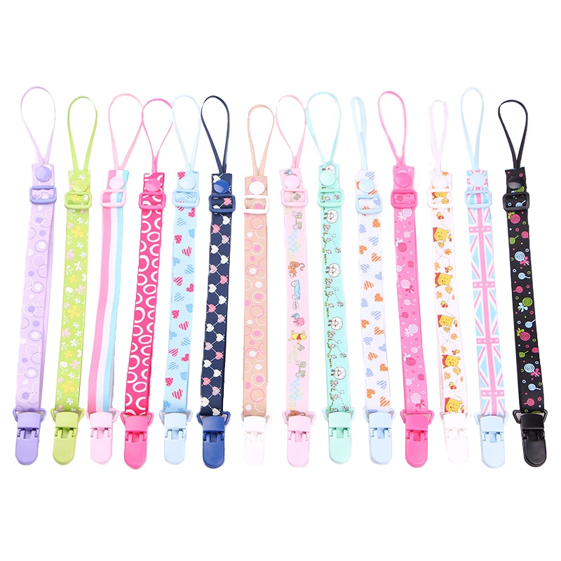 43 Styles Baby Pacifier Clip Chain Adjustable Dummy Clip Nipple Holder Children Pacifier Clips Pacifier Chain Soother Holder