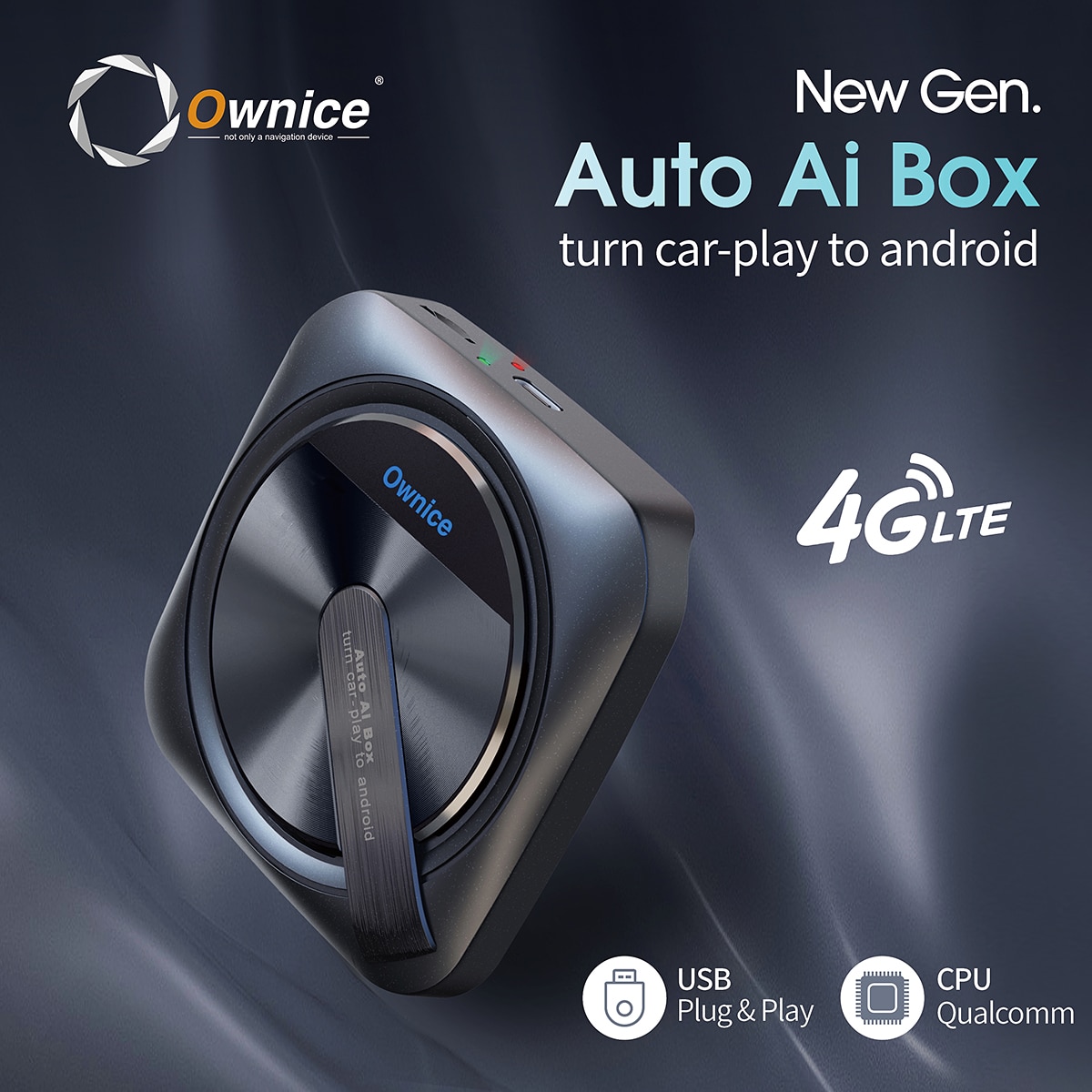 Wired to Wireless CarPlay Android 11 Auto Ai Box 4G LTE GPS HDMI for Netflix Youtube TV for Toyota BUICK VELITE 6 GL8 Avenir