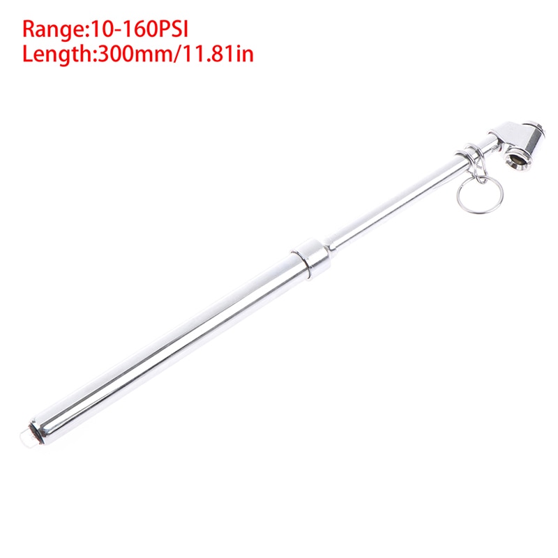 Tire/Tyre air pressure Test Meter Pen Shape Emergency Use Portable 10-160 PSI Pressure Gauge Durable Silver Car Styling